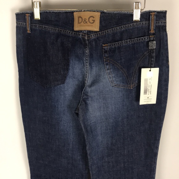 dolce gabbana jeans vita bass women’s boot cut jeans size 34 - Picture 3 of 12